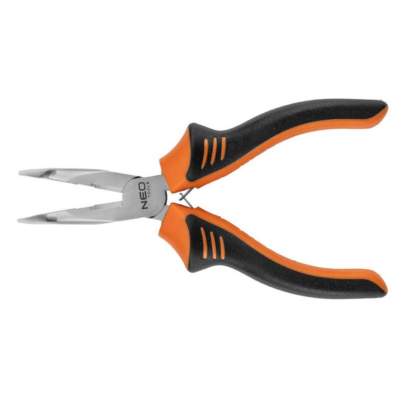 Szczypce wydłużone wygięte 160mm