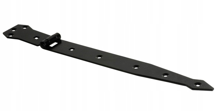 Zawias bramkowy pasowy 300*80*50*2.5mm czarny