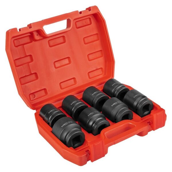 Nasadki udarowe 3/4'' 26-38mm  8 sztuk