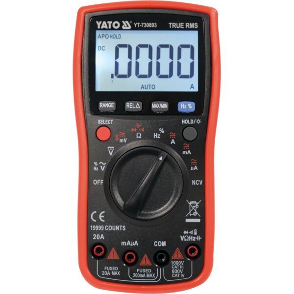 Miernik cyfrowy true RMS LCD