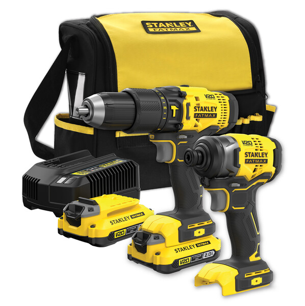 Zestaw 18V V20 SFMCD711+SFMCF800 2*2.0AH torba