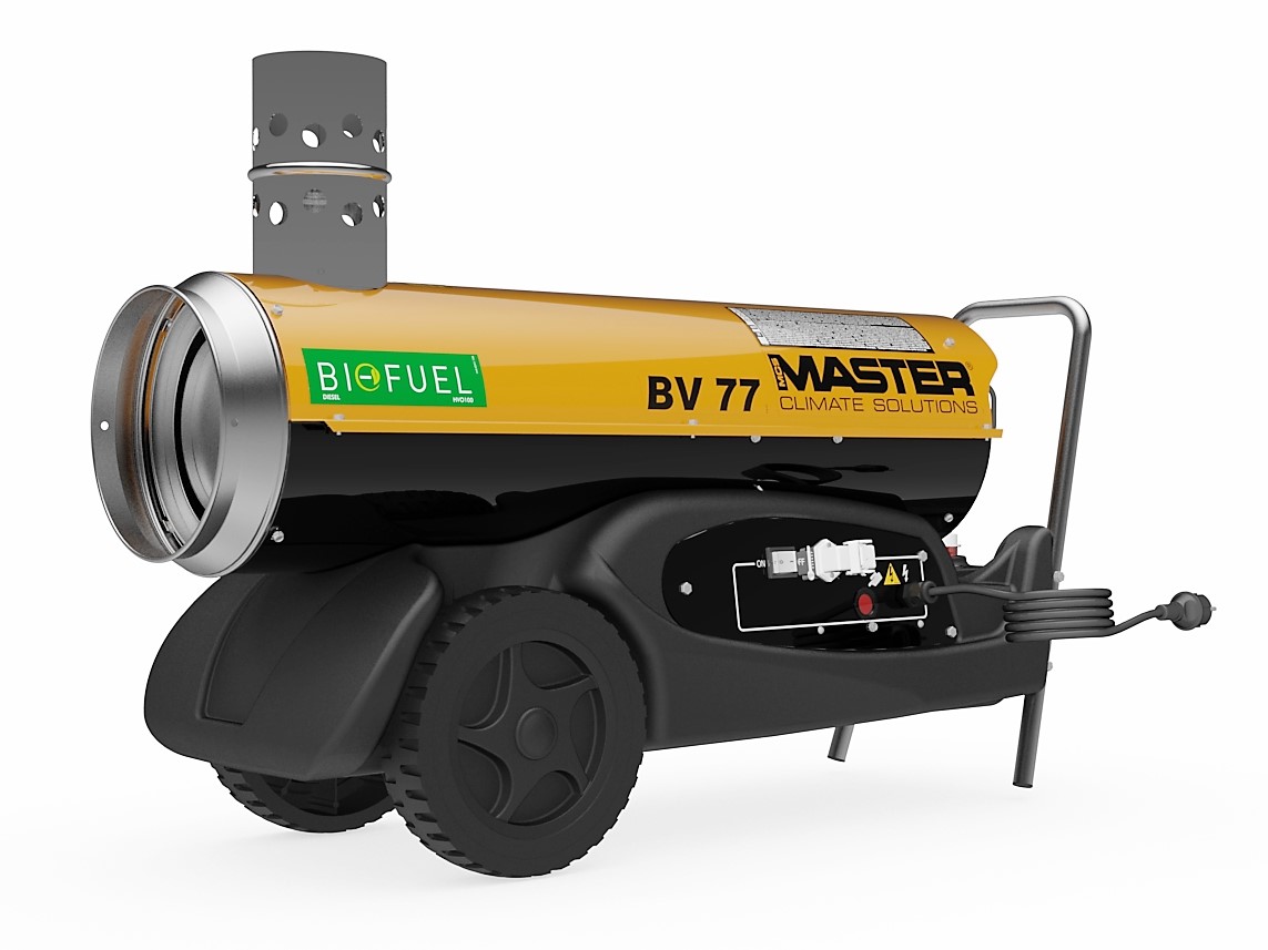 Nagrzewnica olejowa Master BV 77 E z odprowadzeniem spalin