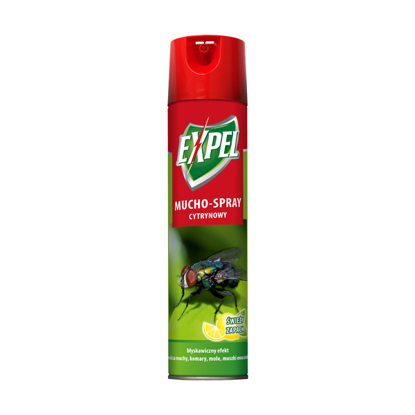 Muchospray cytrynowy 400ml expel
