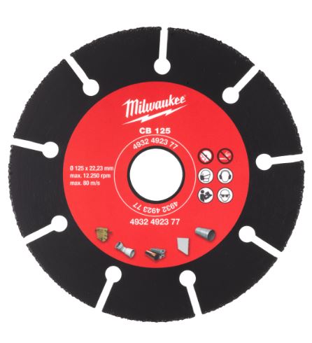 Tarcza uniwersalna z węglików spiekanych 125mm