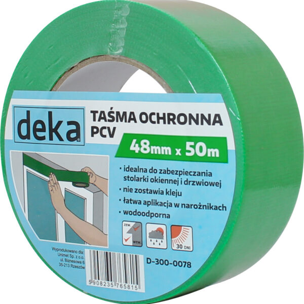 Taśma ochronna PCV do stolarki 48mm*50M