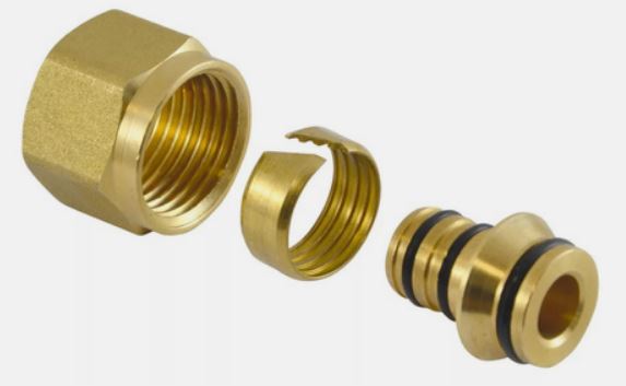 Złączka zaciskowa 1/2 do RUR WIELOWARSTW.16X2mm 2 szt
