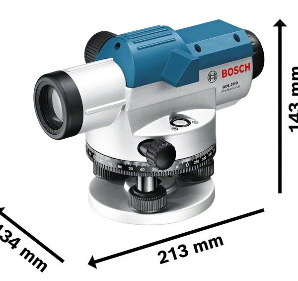 Niwelator optyczny GOL26D + BT160 + GR500