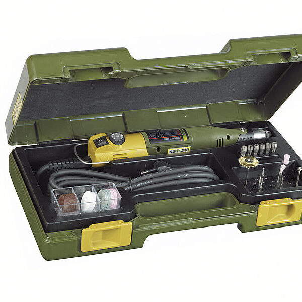 Frezarko-wiertarka FBS 230/E w walizce, 34 akcesoria