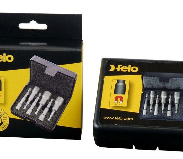 Zestaw 6 bitów nasadowych SW 6-13mm Felo + etui