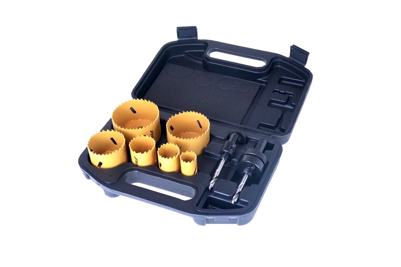 Zestaw otwornic bi-metalowych 9 szt.