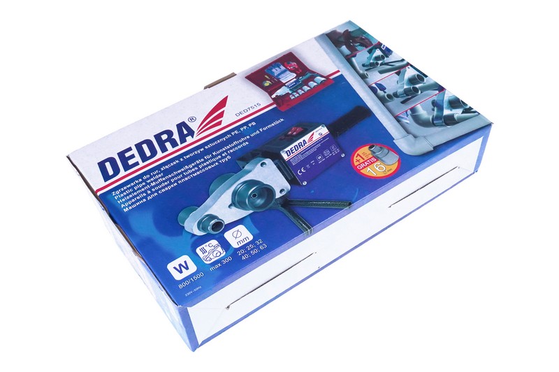 Zgrzewarka do RUR 800/1500W 7szt walizka metal.