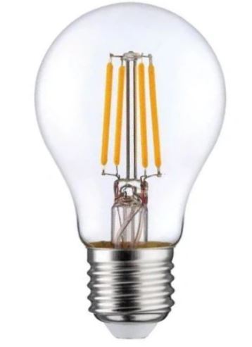 Żarówka LED filament A60 4000K E27 8W AC220-240V 880LM