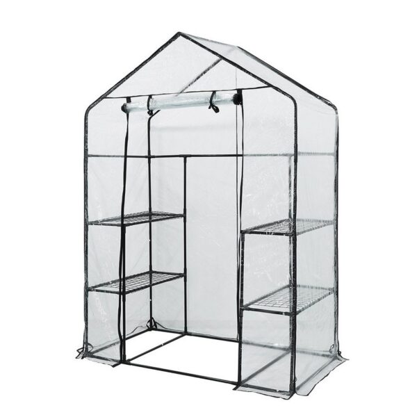 Szklarnia 143*73*195 CM, folia PVC, metalowa konstrukcja