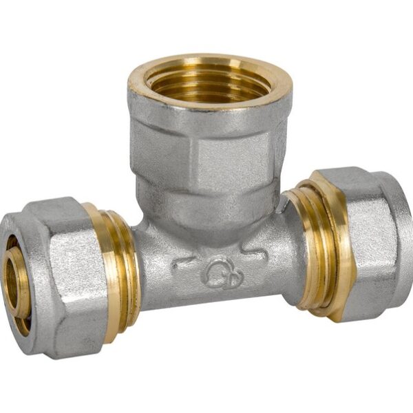 Trójnik pex-al-pex chrom 3/4*16*16 dziewczynka