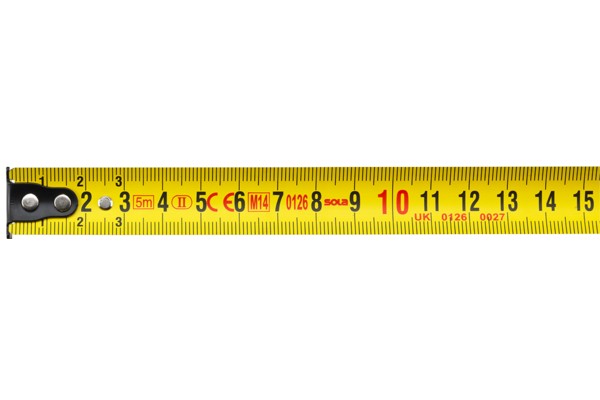 Miara stalowa zwijana compact 19mm 5M