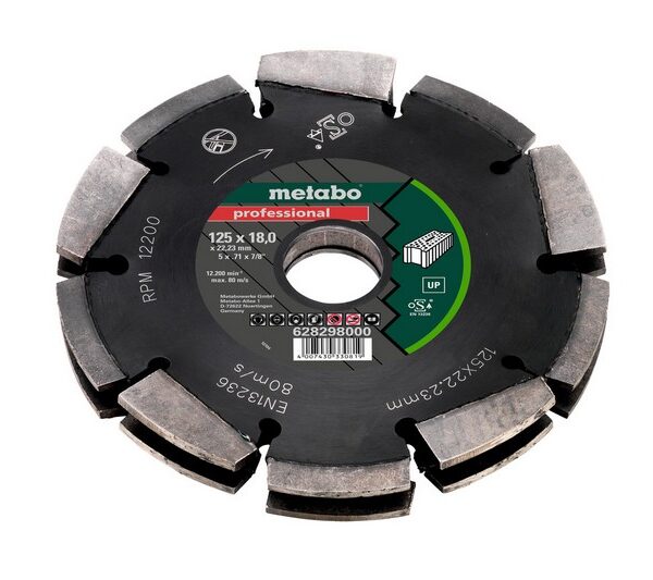 Tarcza diamentowa segmentowa do bruzdownicy DIA-FS2 125*18mm