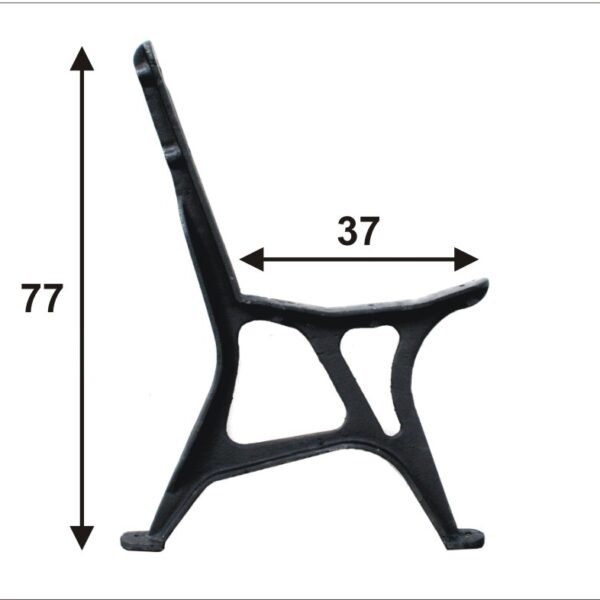 Noga do ławki miejska NR2, 5 desek