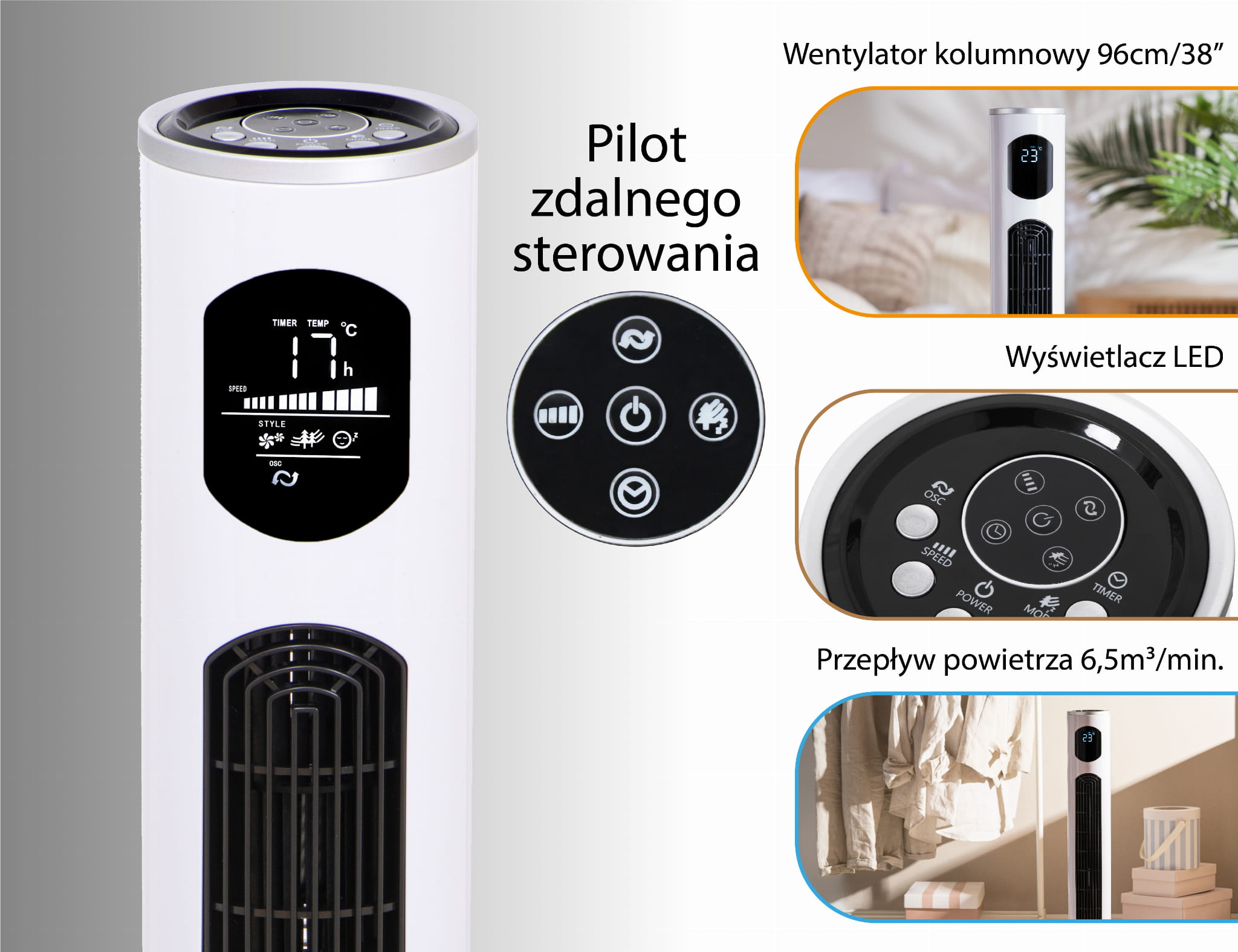 Wentylator kolumnowy AD 7857 pilot