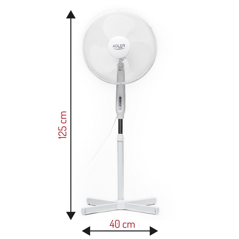 Wentylator stojący 40cm AD 7305