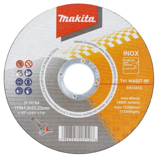 Tarcza tnąca inox 115*1.2mm WA60T