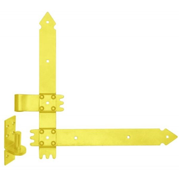 Zawias drzwiowy kątowy ocynkowany 400mm 2 sztuki