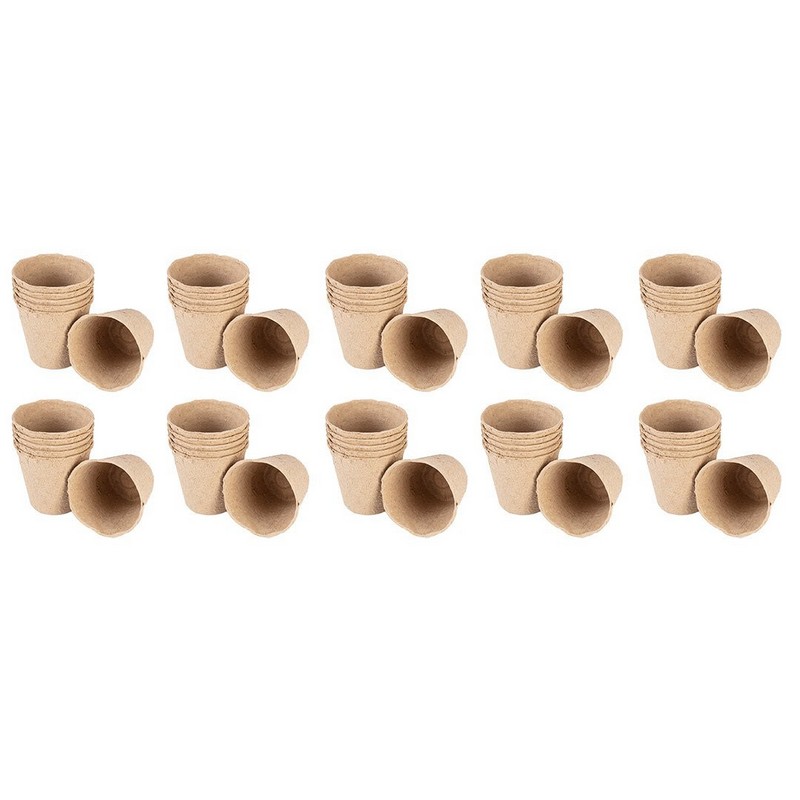 Rozsadniki torfowe 8*8*7.8 CM, 60 sztuk