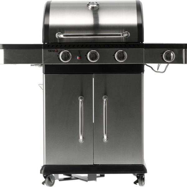 Grill gazowy 3+1, stal nierdzewna 11.2KW