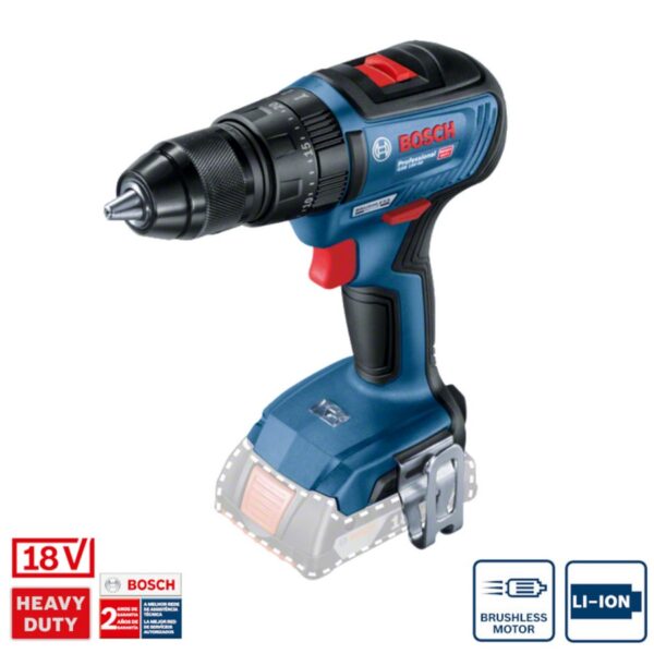 Wiertarko-wkrętarka AKU. udarowa GSB 18V-50 0*AH