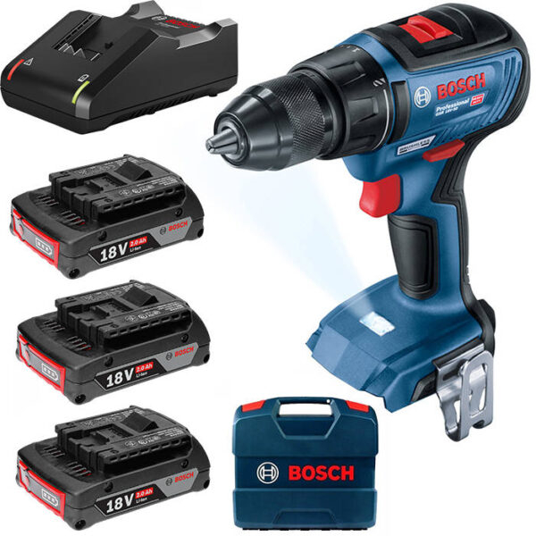 Wiertarko-wkrętarka akumulatorowa GSR 18V-50 3*2.0*AH
