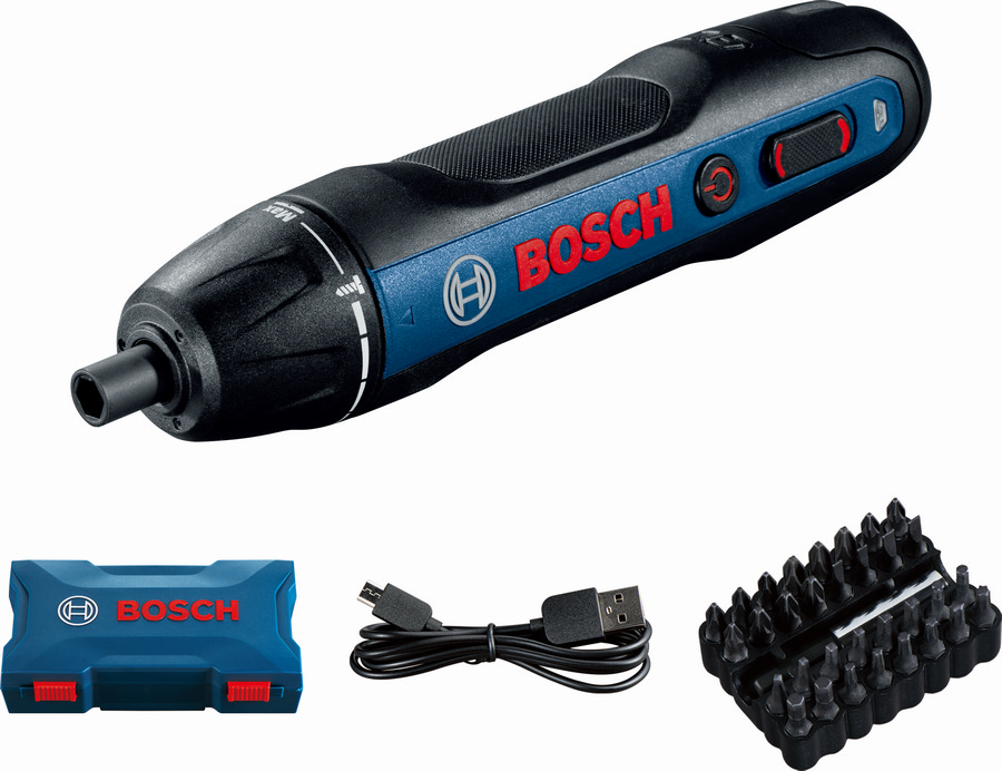 Wkrętak akumulatorowy 3,6V Bosch GO 2.0 + bity 25szt.