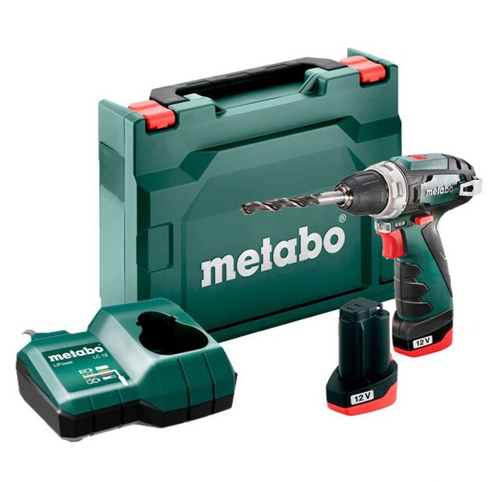 Wiertarko-wkrętarka akumulatorowa 12V powermaxx BS 2*2.0AH