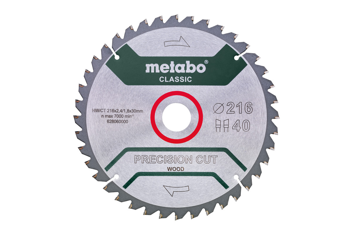 Piła tarczowa precision CUT wood 216*30mm Z40