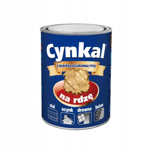 Gruntoemalia akrylowa cynkal 2,5 szary grafit półmat 7024