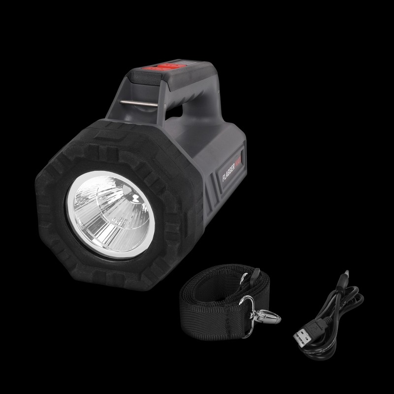 Latarka szperacz flagger MAX, 1800LM, 5200MAH, SET