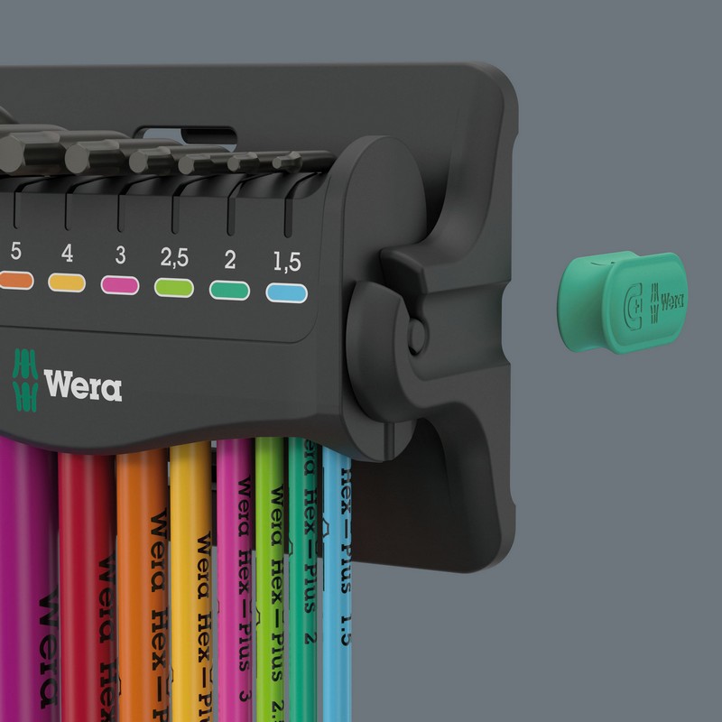 Zestaw kluczy trzpieniowych 950/9 hex-plus multicolou 3 9CZR