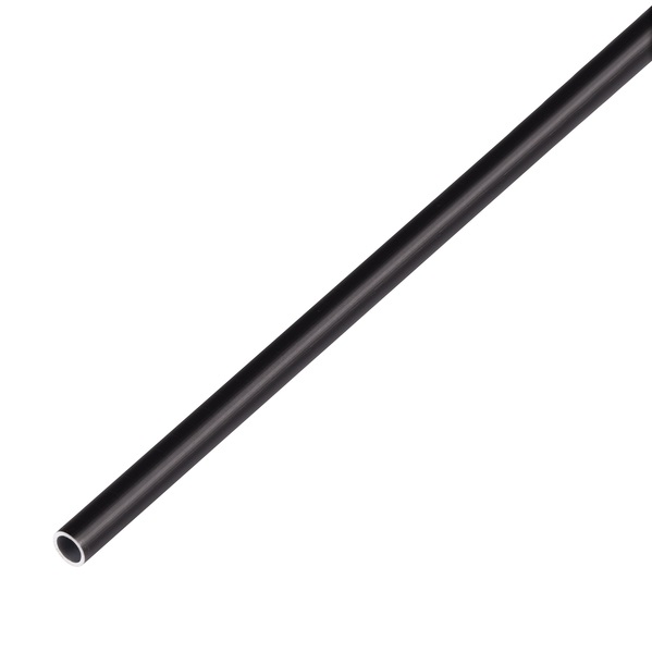 Profil okrągły aluminiowy anodowy czarny 1000X8X1