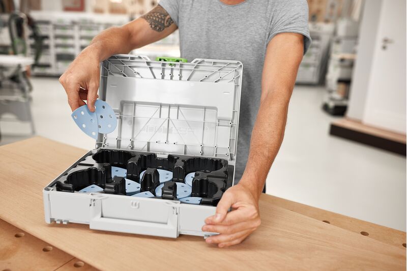 Systainer na materiały ścierne sys-stf D90/V93 gr-set