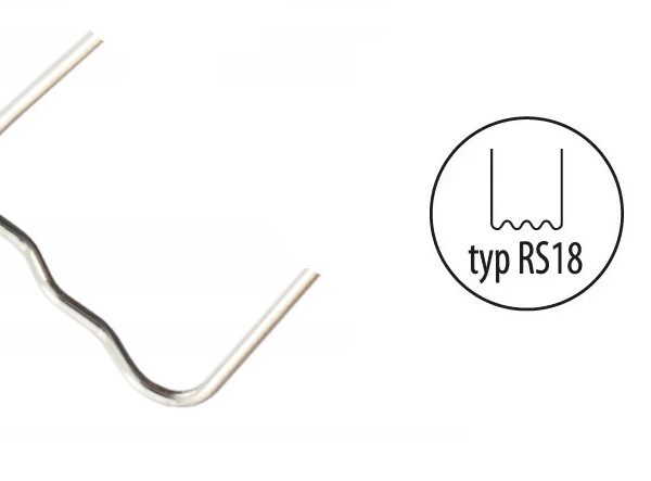 Zszywki 0.8mm RS18 do plastiku 100 szt.