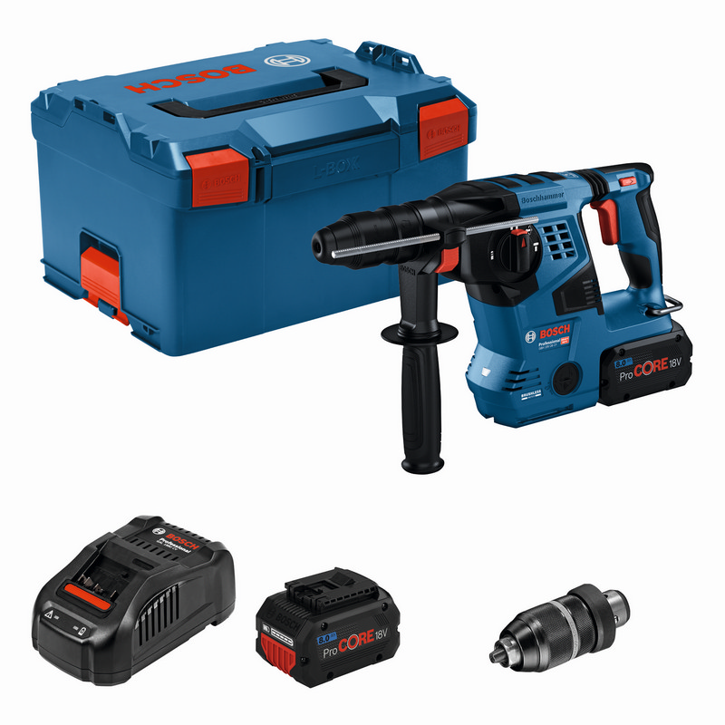 Młot udarowy obrotowy akumulatorowy SDS+ GBH 18V-28 CF 2*8AH