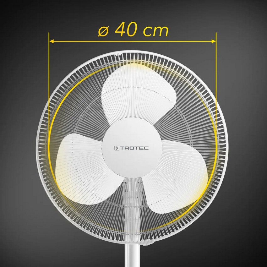 Wentylator stojący 40cm TVE 23 S biały TVE 23 S