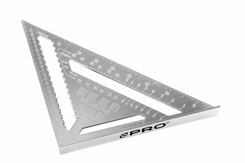 Kątownik aluminiowy stolarski z podstawą 300mm