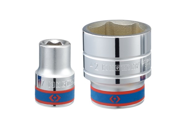 Nasadka krótka 6-KĄTNA chromowana 3/4'' 37mm