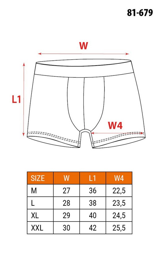 Bokserki basic 3-PACK rozmiar XXL