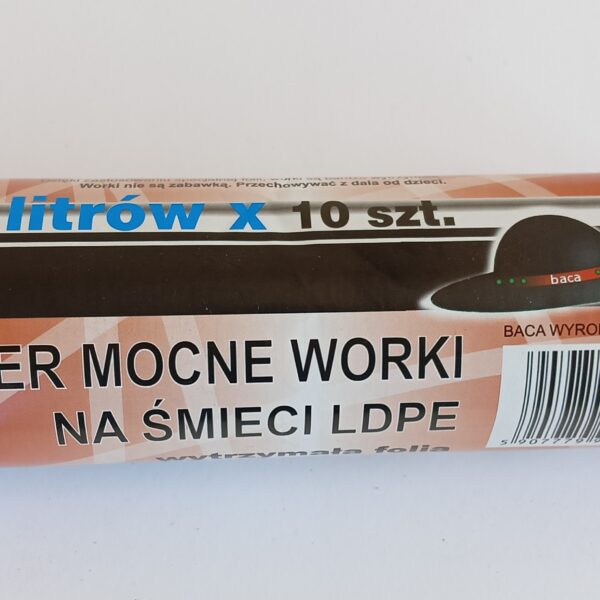 Worki na śmieci 160L 90*110 czarne 10 sztuk