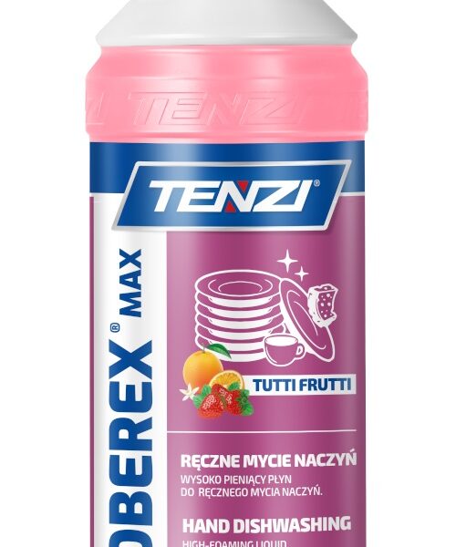 Płyn do ręcznego mycia naczyń boberex MAX tutti frutti 1L