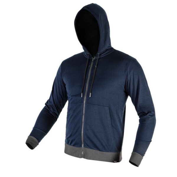 Bluza rozpinana z kapturem comfort granatowa rozmiar XL