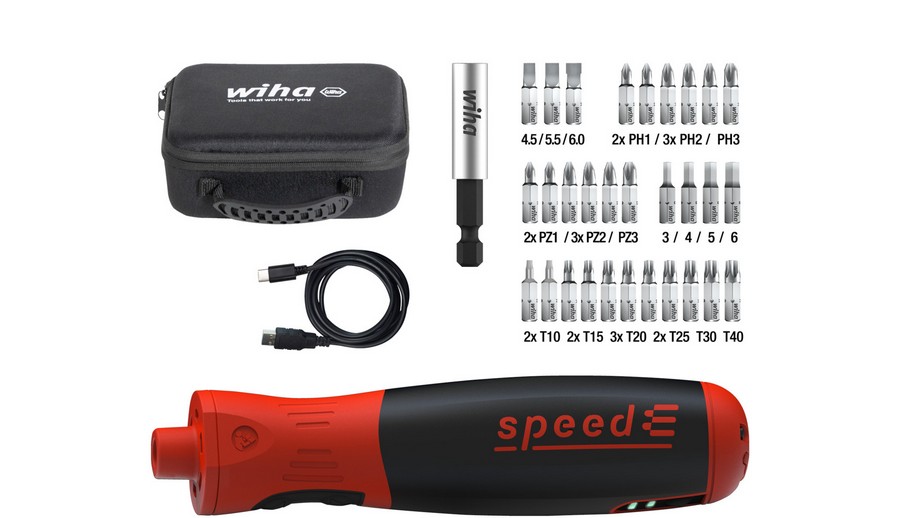 Wkrętak elektryczny speed E pocketdrive+bity
