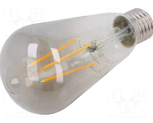 Żarówka LED filament ST64 2700K E27 6W AC220-240V