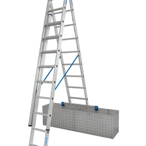 Drabina aluminiowa 3-ELEMENTOWA stabilo 3*9 szczebli