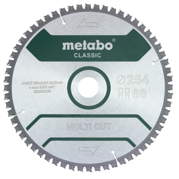 Piła tarczowa multi CUT classic 254*30mm Z60